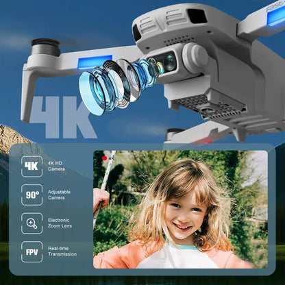 4DF8 4.5" Screen GPS Drone With Camera For Adults, Auto Return/Follow Me 5G FPV,gifts - view 4