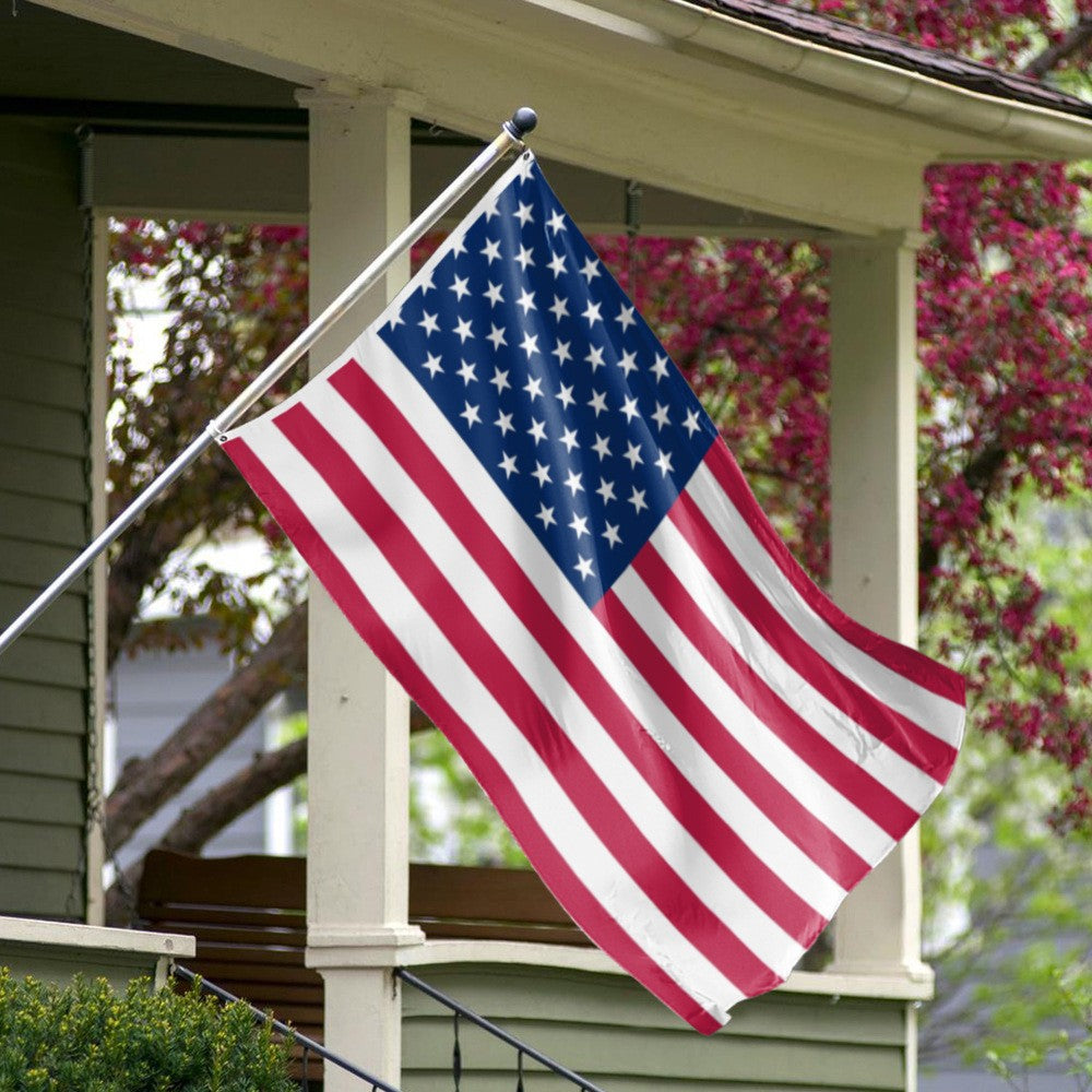 4X6FT Polyester American Flag 120cmX180cm USA Flag Outdoor Yard Decor Stars Brass Grommets - view 7