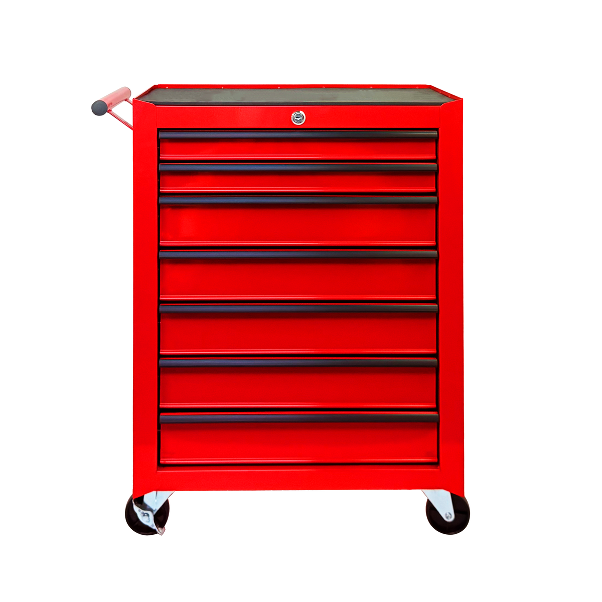 Rolling Metal Tool Chest With 7 Drawers, 20inch 7-Drawer Tool Chest Cabinet With Ball Bearing Drawer Slides