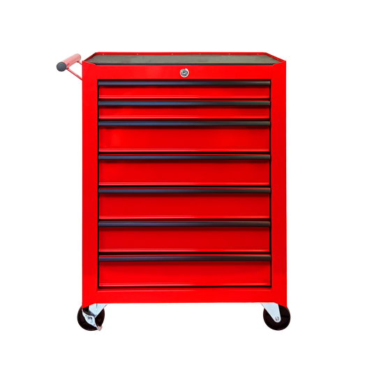 Rolling Metal Tool Chest With 7 Drawers, 20inch 7-Drawer Tool Chest Cabinet With Ball Bearing Drawer Slides