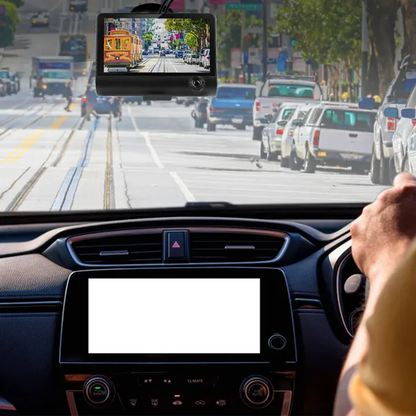 1296P Car DVR Dash Camera 4In 3 Lens Vehicle Driving Recorder Seamless Recording - view 5