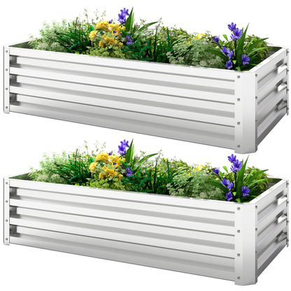 Raised Garden Bed With PE Greenhouse