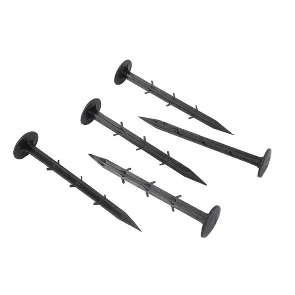 50PC 4.5inch Plastic Lawn Turf Spikes, Groundsheet Fixing Spikes, Outdoor Turf Fixing Spikes, Windproof And Durable