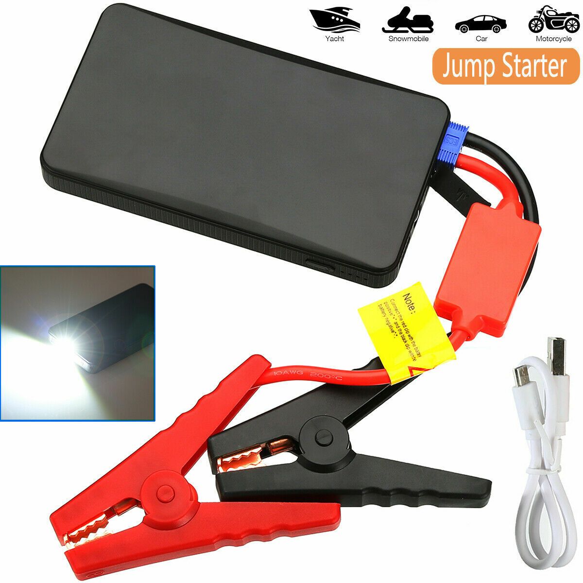 Portable Mini Slim 20000mAh Car Starter Engine Battery Charger Power Bank - view 8
