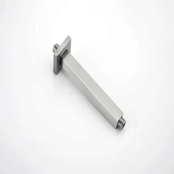 Shower Arm With Flange, 1/2 NPT Tapered Threads, Rain Shower Head Arm, Ceiling Mounted Shower Extension Arm - view 4