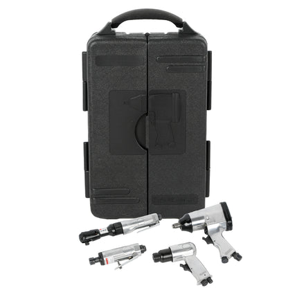 71 Piece Air Tool And Accessories Kit, Impact Wrench, Air Ratchet, Die Grinder, Aire Hammer, Hose Fittings, Storage Case - view 8