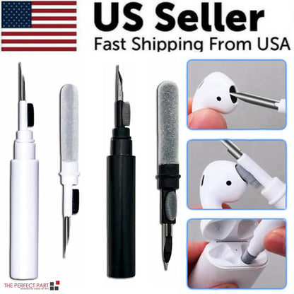 Cleaning Pen For Airpods Pro 1 2 Earphones Cleaner Kit Soft Brush Case Earbuds - view 2