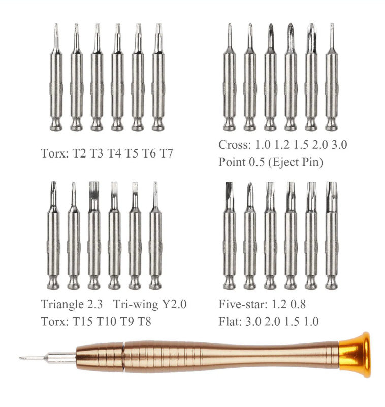 25 In 1 Multipurpose Precision Screwdriver Wallet Kit Repair Tools - view 4