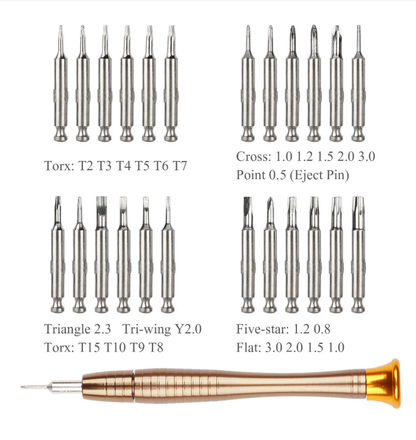 25 In 1 Multipurpose Precision Screwdriver Wallet Kit Repair Tools - view 4