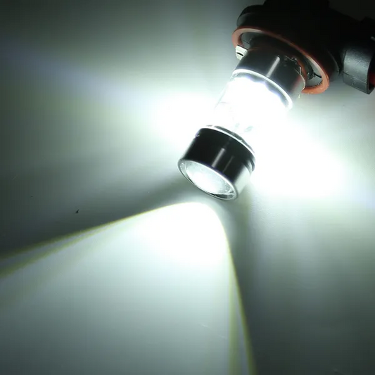 2PCS 1000lm 100W LED Fog DRL Light Bulb IP65 Water-Resistant 360 Degree Beam Angle 6000K White By Eggracks By Global - view 2