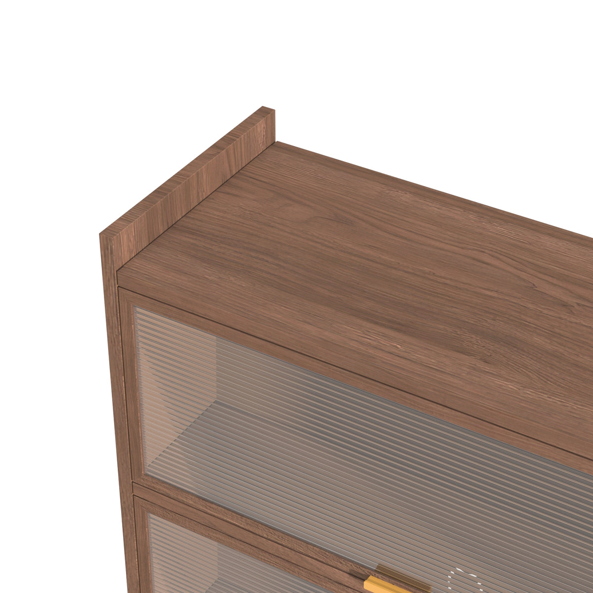 57'' Tall Metal 4 Flip Doors Cabinet, With Ample Storage Space For Bedroom, Office, Living Room, Hallway - view 7