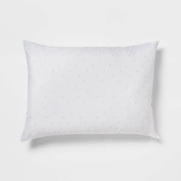 Standard/Queen Soft Machine Washable Plush Pillow White - view 3