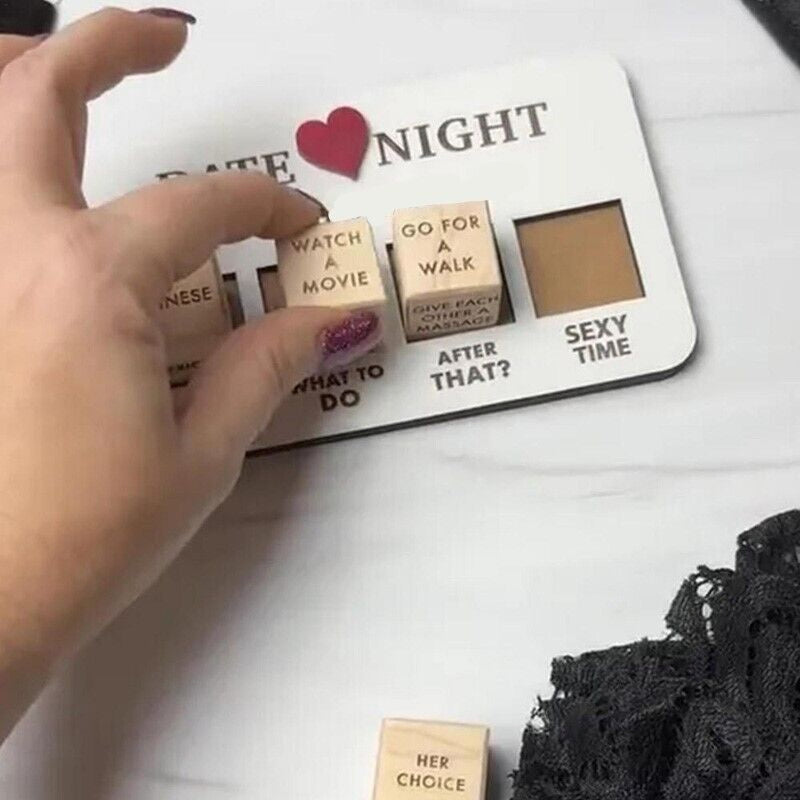 Date Night Dice After Dark Edition Date Night Wooden Dice Game For Couples Fun - view 8