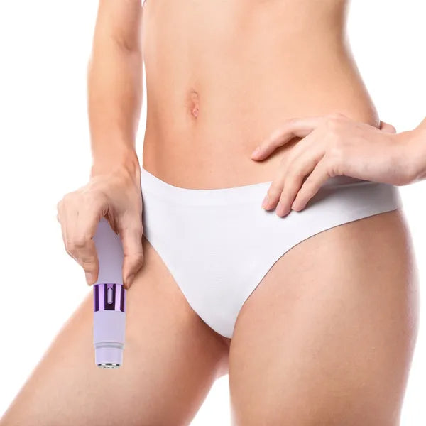 2 In 1 Bikini Trimmer For Women Dual Head Cordless Body Shaver IPX5 Waterproof Rechargeable Pubic Hair Razor Wet - view 2