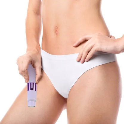 2 In 1 Bikini Trimmer For Women Dual Head Cordless Body Shaver IPX5 Waterproof Rechargeable Pubic Hair Razor Wet - view 2