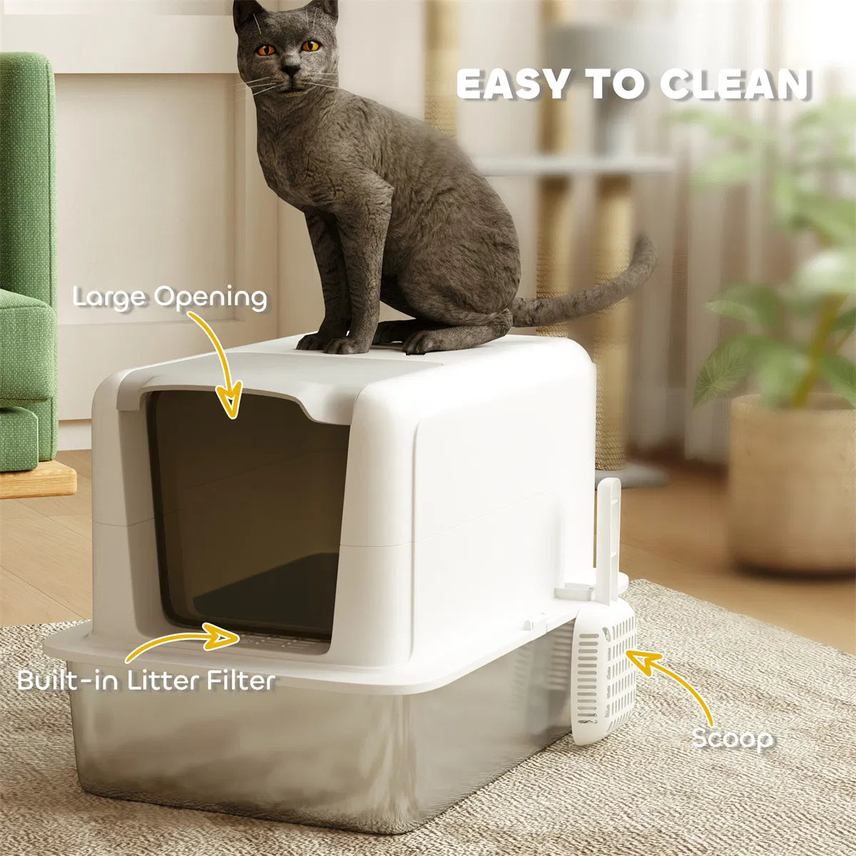 Cat Litter Box, Cat Litter Box Enclosure - view 8
