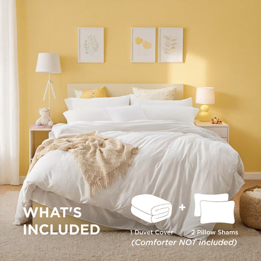 White & Pink Oversized Duvet Cover Set 3-piece Set Includes 1 Duvet Cover & 2 Pillowcases. Made Of Premium Breathable - view 2