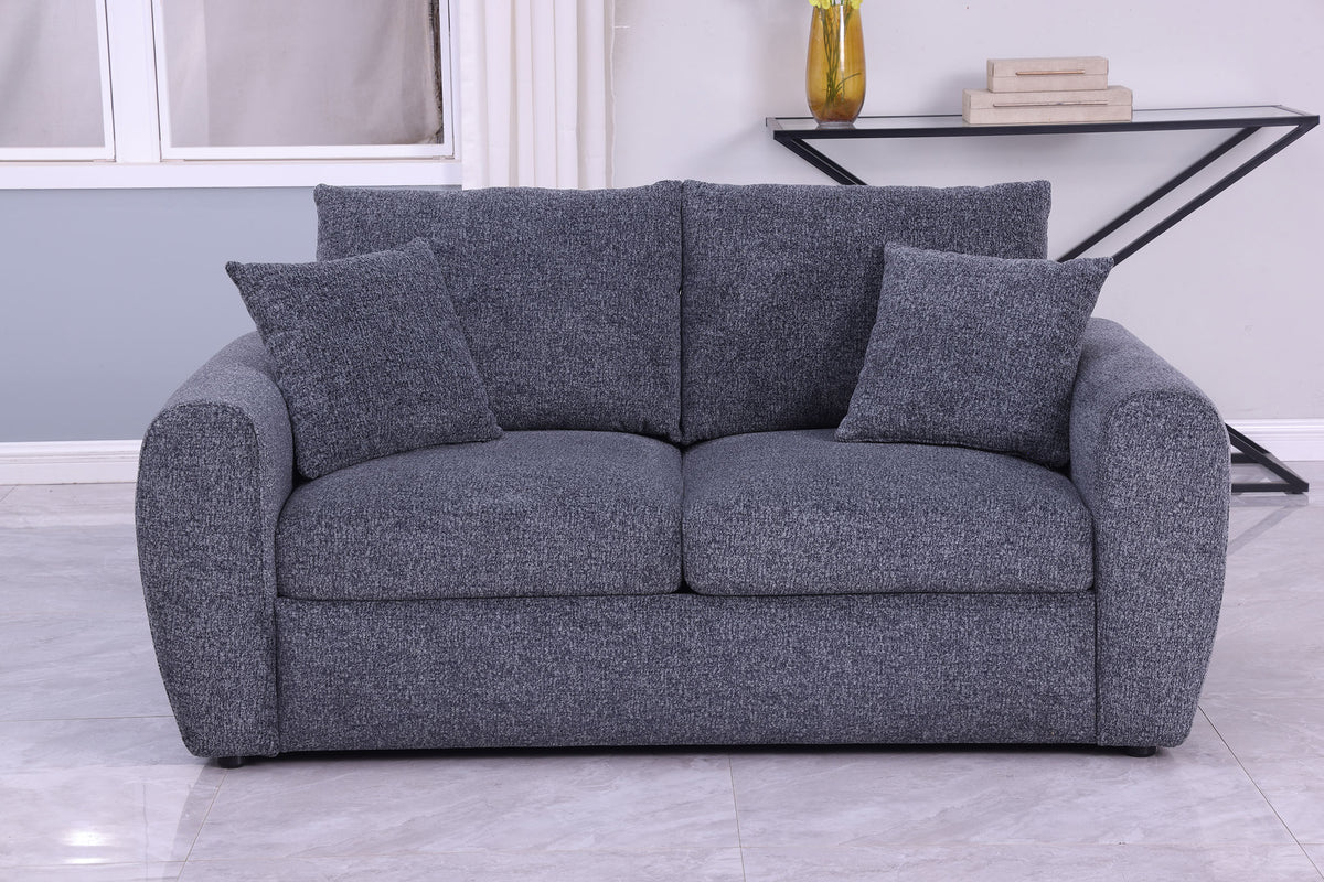 Modern Minimalist Comfortable Compressed GREY Sofa - view 3