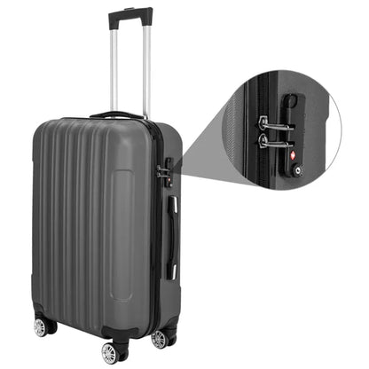 3-in-1 Multifunctional Large Capacity Traveling Storage Suitcase Luggage Set Dark Gray - view 10