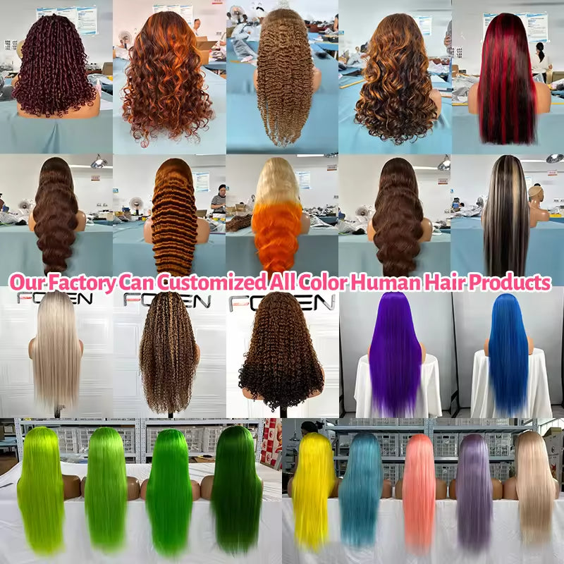 Wig Human Hair Lace Front Wig 13x4 High-Definition Brown Lace Front Wig Human Hair With Aligned Cuticles Vietnam Wig - view 3