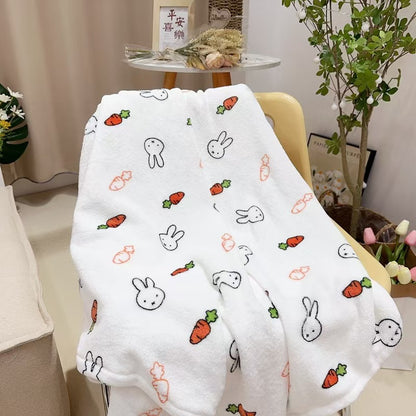 Cute Flannel Blanket, Plush Blanket, Sofa Throw Blanket - view 4