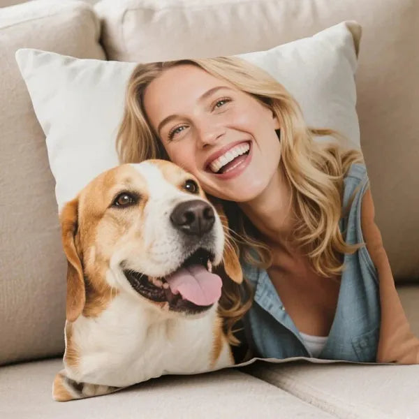 Custom Cushion Personalized Image Upload Fast Printing For Wedding For Pet Lovers - Must Upload The Image