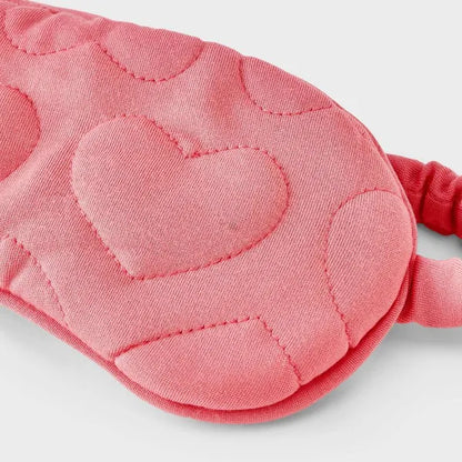 Women's Quilted Heart Shape Sleep Mask - view 3