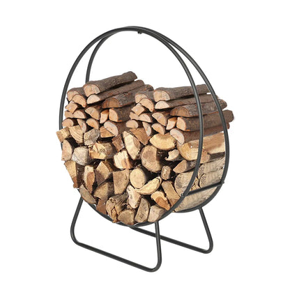 Black Sand Pattern Single Layer 4 Feet Long 24 Inches High With Arrow Style Indoor And outdoor iron fireplace firewood - view 3