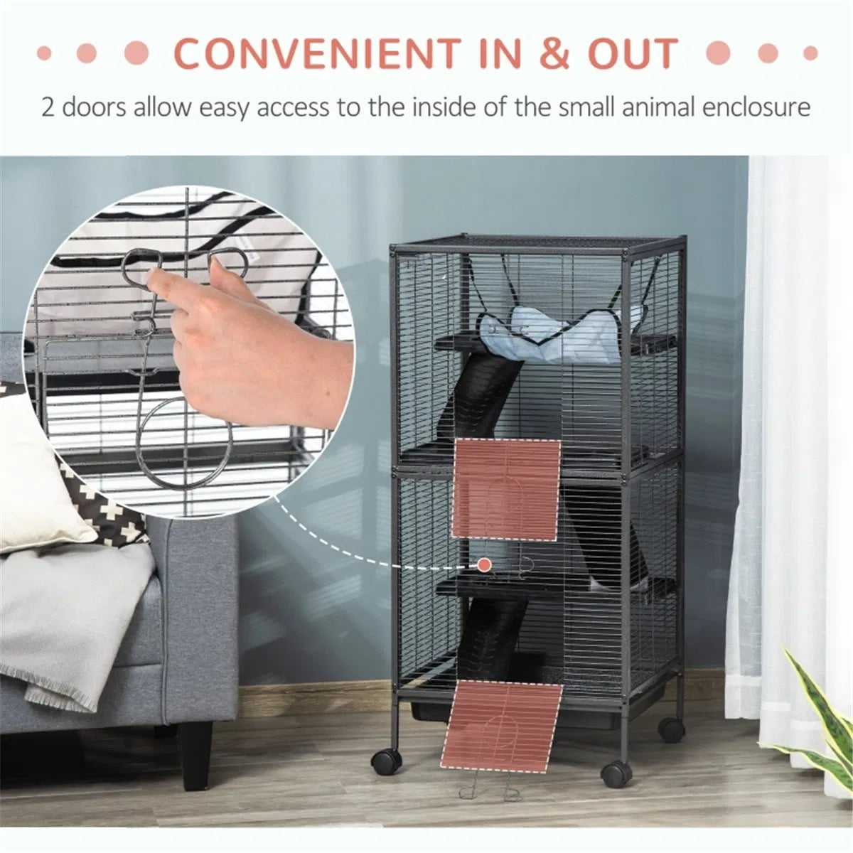 Small Animal Cage / Chinchilla Cage - view 6