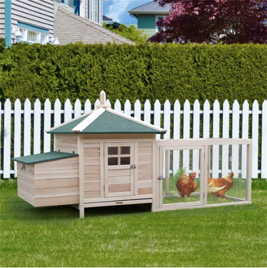 Wooden Chicken Coop - view 2