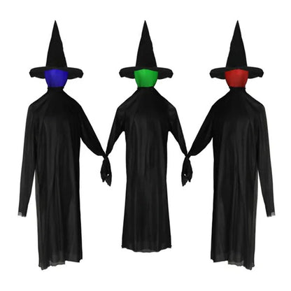 Halloween Black Witches With Change Colors - view 3