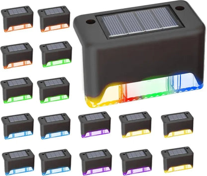 Led Solar Deck Lights 32 Pack Waterproof And Wide Use For Outdoor Stairs Step Fence Railing Yard And Patio Auto On/Off - view 5