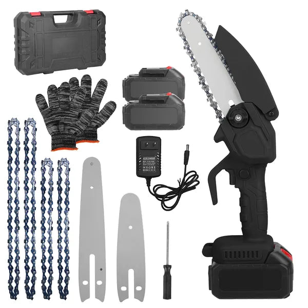 Electric Mini Chainsaw Portable Handheld Cordless Small Chain Saw Battery Powered - view 5