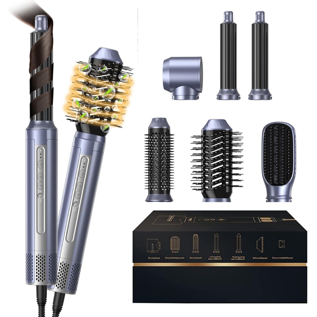 Set de estilizado de cabello 6 en 1