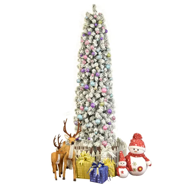 Pencil Flocking Christmas Tree - view 2