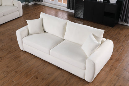 Modern Minimalist Comfortable Compressed BEIGE Sofa - view 9