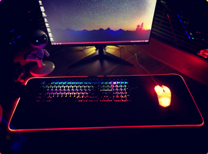 RGB Mouse Pad Luminous Mouse Pad Led Mouse Pad - view 5