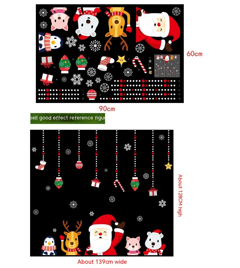 Christmas Window Glass Stickers Decorations - view 4