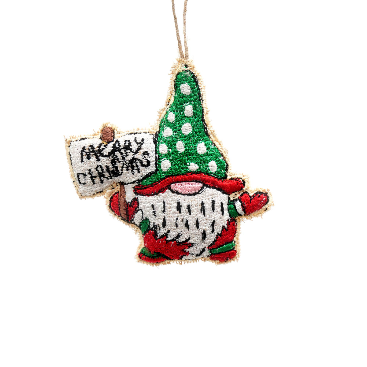 Expobazaar Santa Cheer Hanging Ornament - Multi - view 3