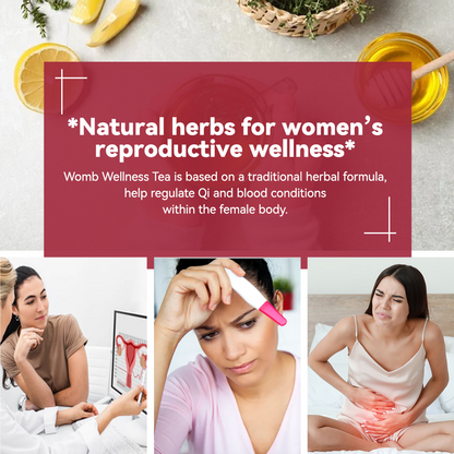 Chinaherbs Natural Womb Tea Female Period Menstrual Cramps Warmer Hormone Balance Glowing Beauty Care Packaged In Bag - view 5