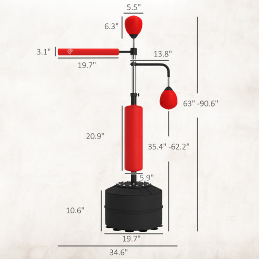 Speed Punching Bag/Speed Bag Boxing Bag Stand - view 2