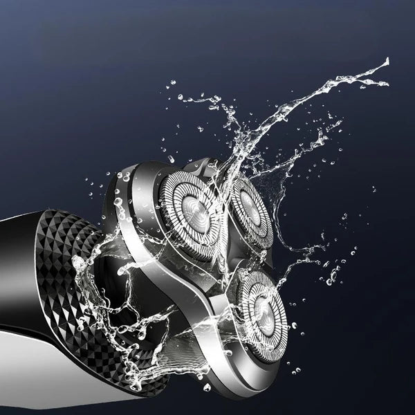Electric Shaver Mens Razor Rotary Waterproof Pop-Up Trimmer Wet Dry Cordless - view 4