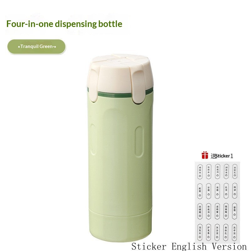 4 In 1 Travel Dispenser Portable Travel Bottles Leak Proof Leakproof Travel Container For Perfume Shampoo Conditioner - view 7