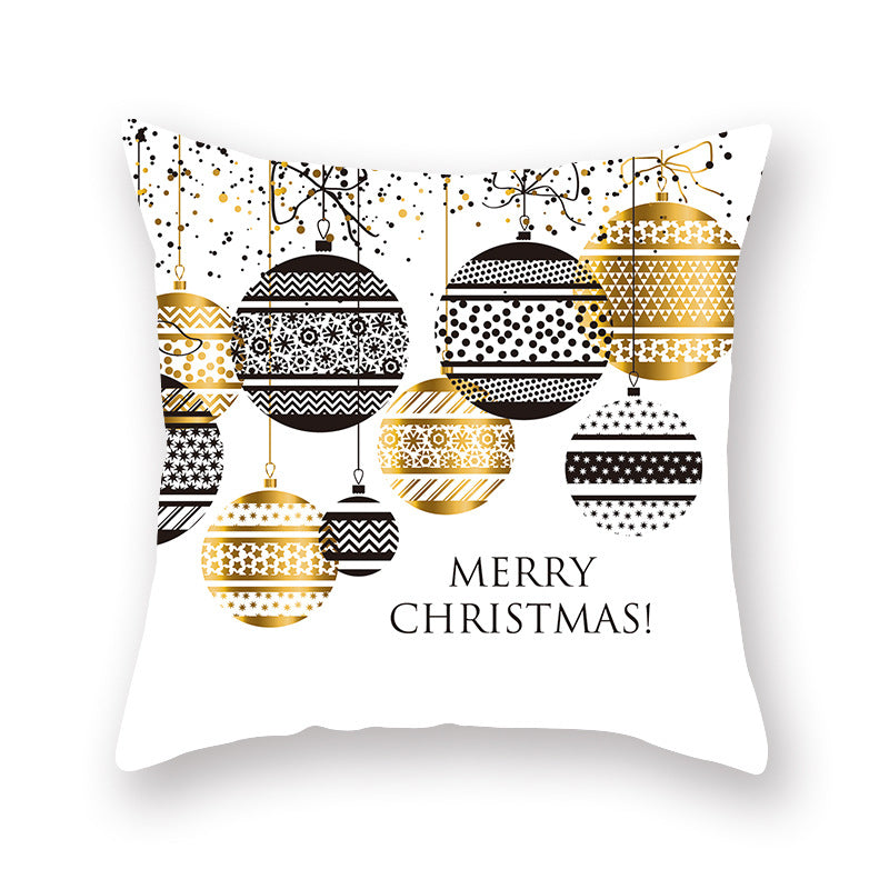 Home Golden Christmas Pillow Cover - view 10