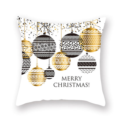 Home Golden Christmas Pillow Cover - view 10