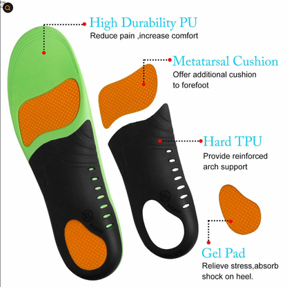 Orthotic Shoe Insoles Inserts Flat Feet High Arch Support For Plantar Fasciitis - view 4