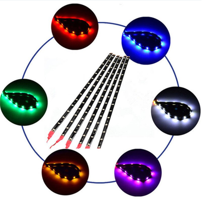 Lot Waterproof 12'' 15 DC 12V Motor LED Strip Underbody Light For Car Motorcycle - view 6