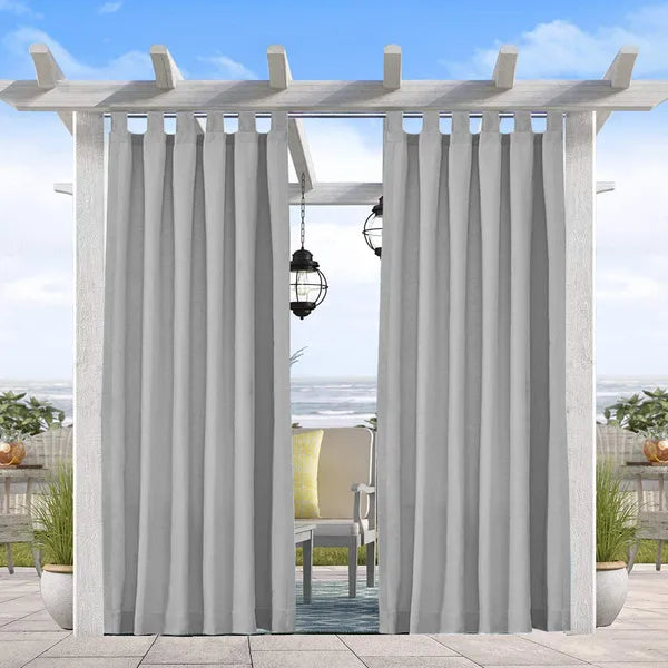 Luxury Outdoor Woolen Curtains With Straps, High-End Blackout Curtains For Living And Bedrooms, Thick And Warm