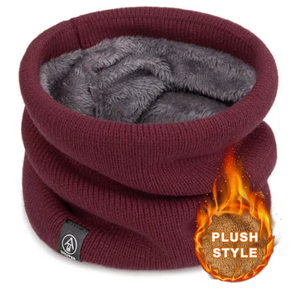 Fashion Soft Knitted Neck Warmer Sport Scarf Women Men Face Cover Winter Skating Running Warm Scarves Thick Cold-proof - view 8