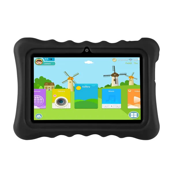 Shock-resistant Silicone Snap-on Case With Stand For 7 Tablets - view 3